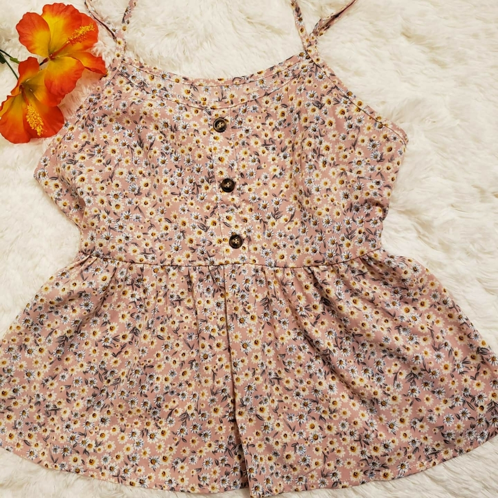 Flower Print Top
